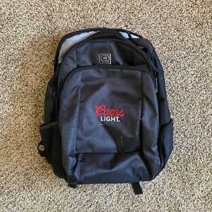 Black Ohio Coors Light backpack